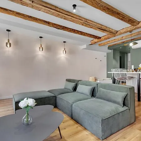 Apartman Le Gambetta - Elegance Et Confort - Vue Sur La Place Stanislas *